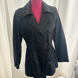 Women’s leather medium jacket